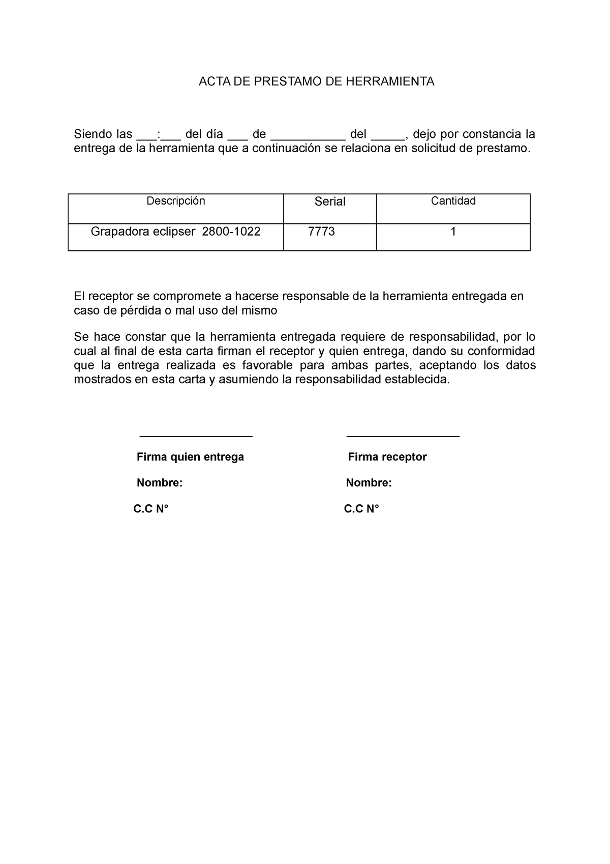 Modelo De Carta De Entrega Material Financial Report 4571