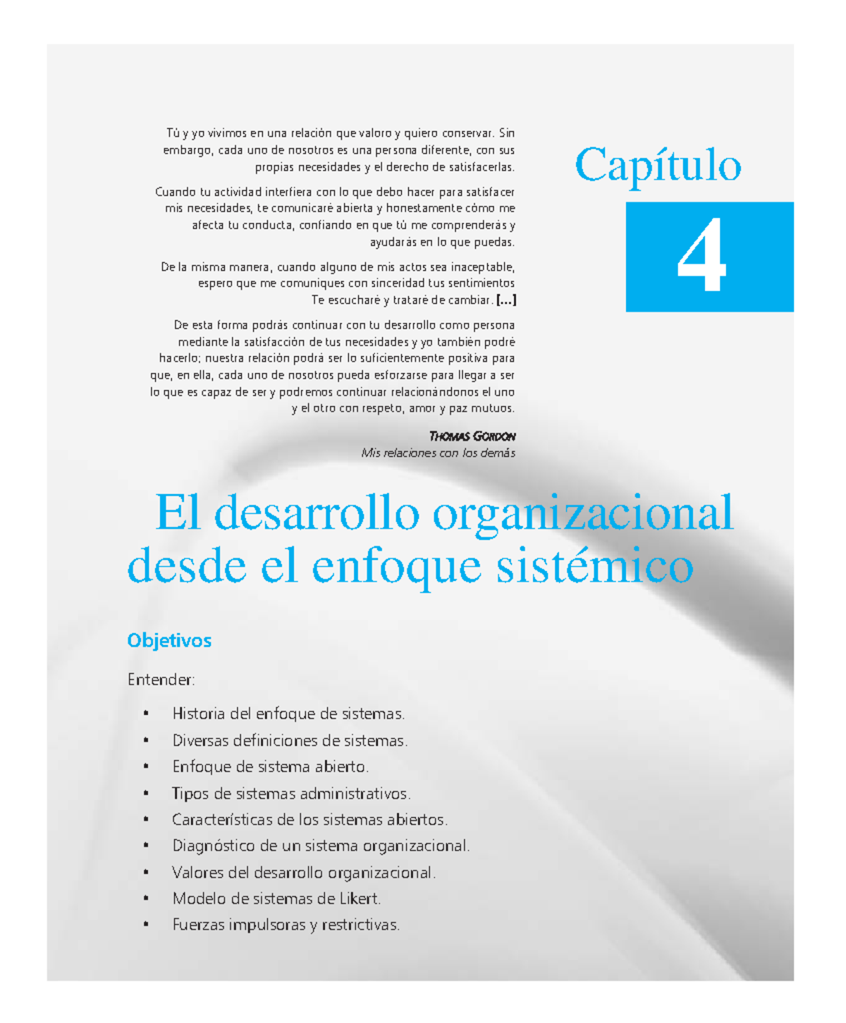 Cap 1 3 4 5 6 7-104-117 - Capítulo 4 El desarrollo organizacional desde ...