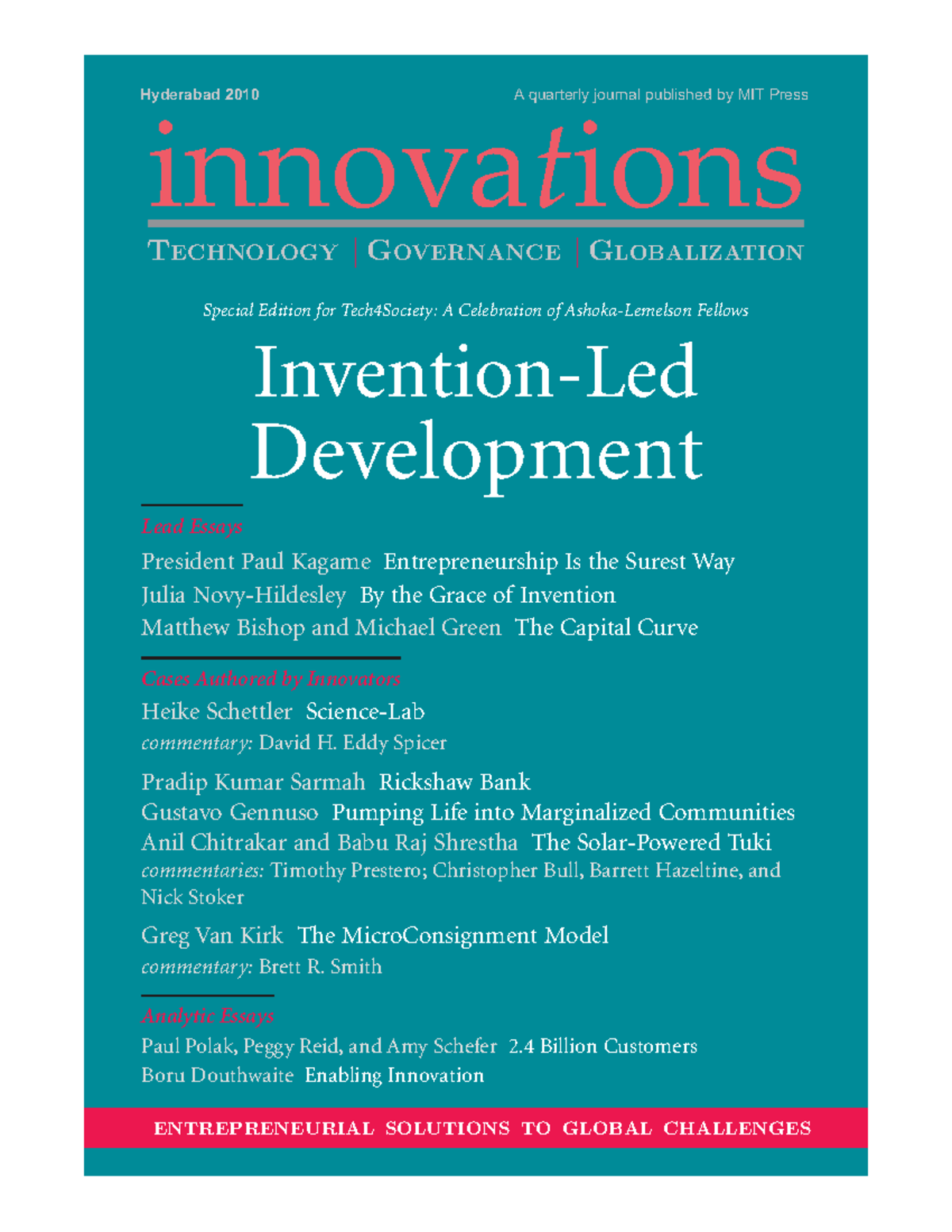 By the Grace of Invention - innova t ions Hyderabad 2010 A quarterly ...