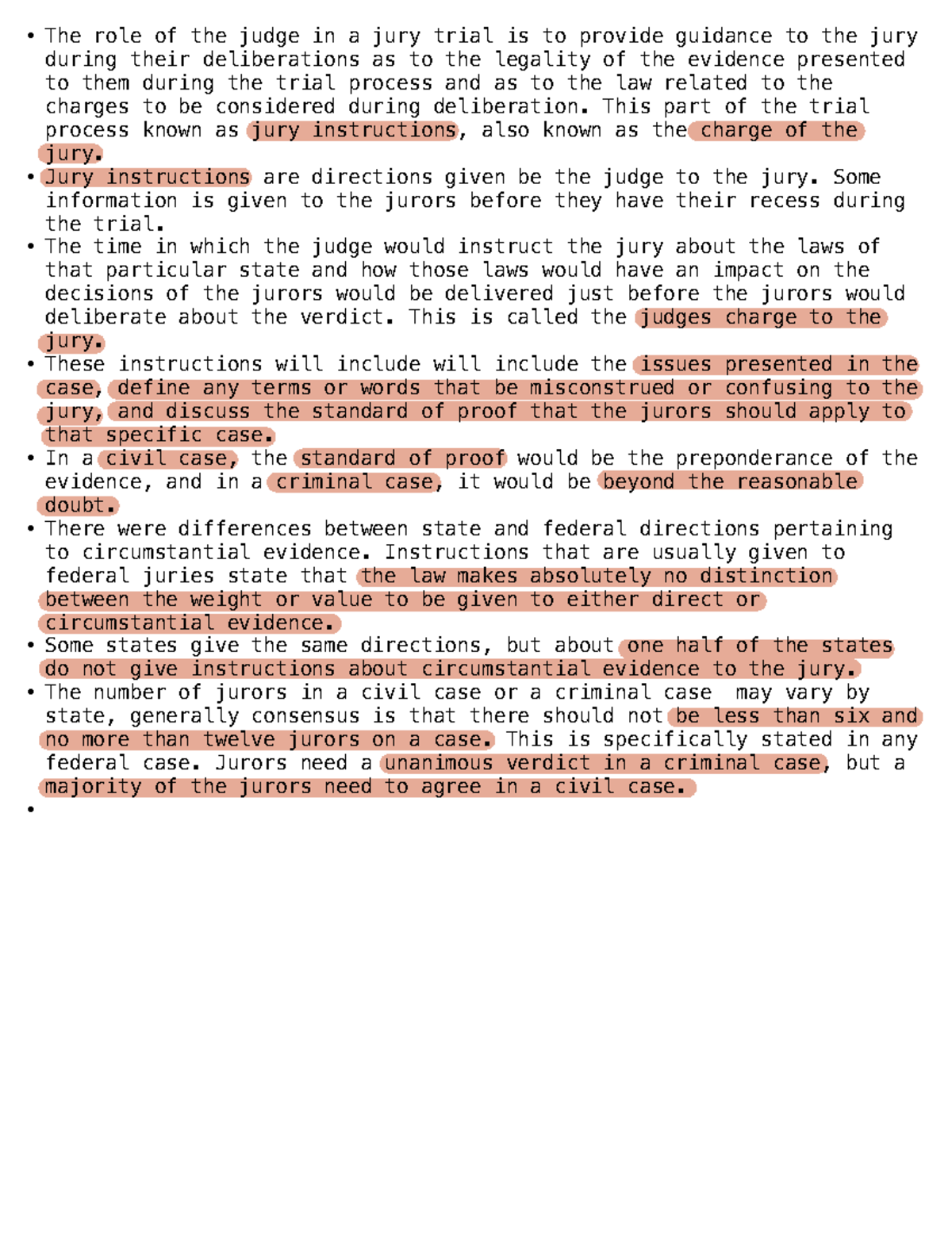 2. Jury Instructions - Intellipath week 1 - The role of the judge in a ...
