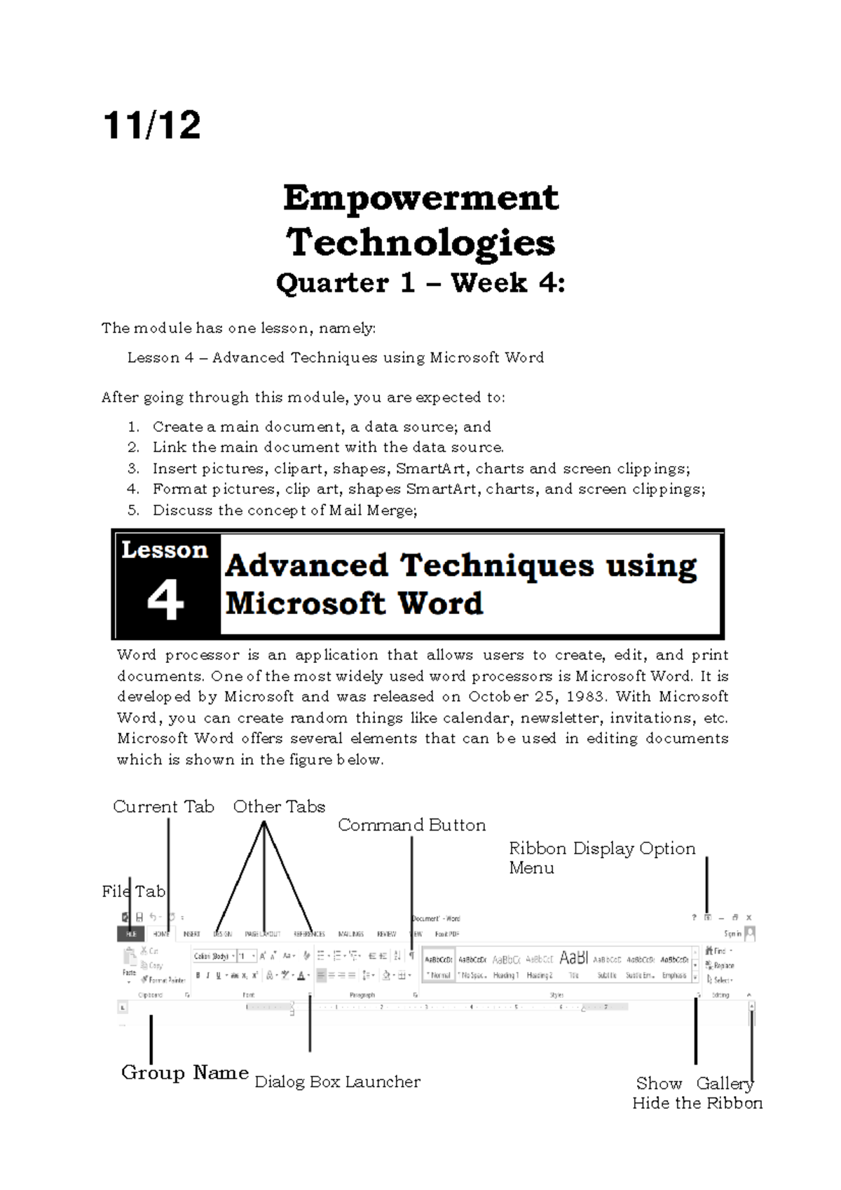 E-tech-SLHT-QTR-2-WEEK-4 - 11/ Empowerment Technologies Quarter 1 ...