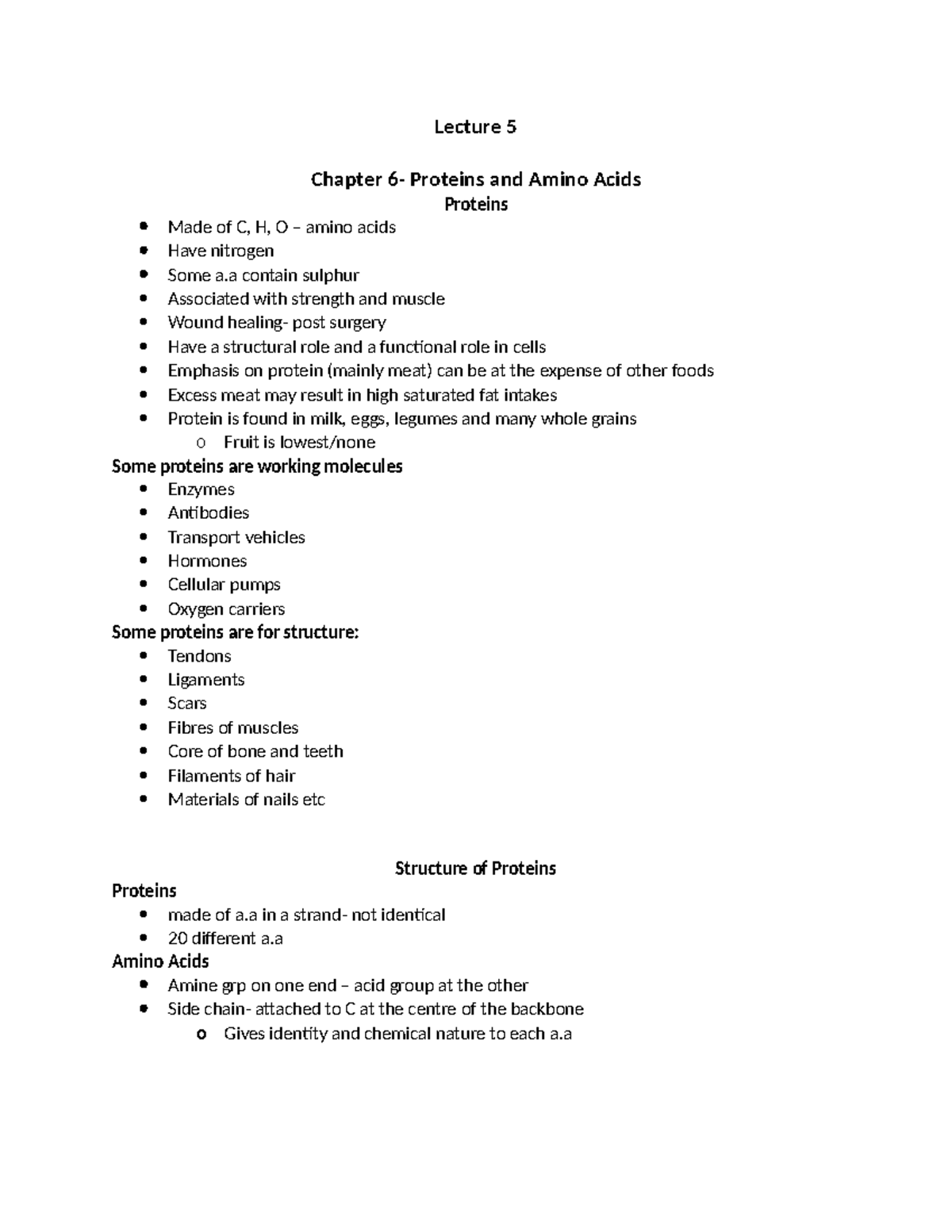 lecture-5-lecture-5-chapter-6-proteins-and-amino-acids-proteins-made