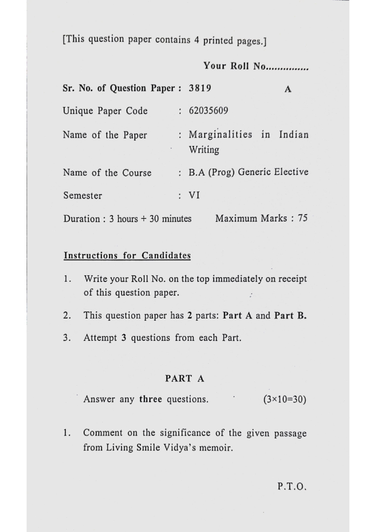 Marginalities In Indian Writing 2022 Political Science Studocu