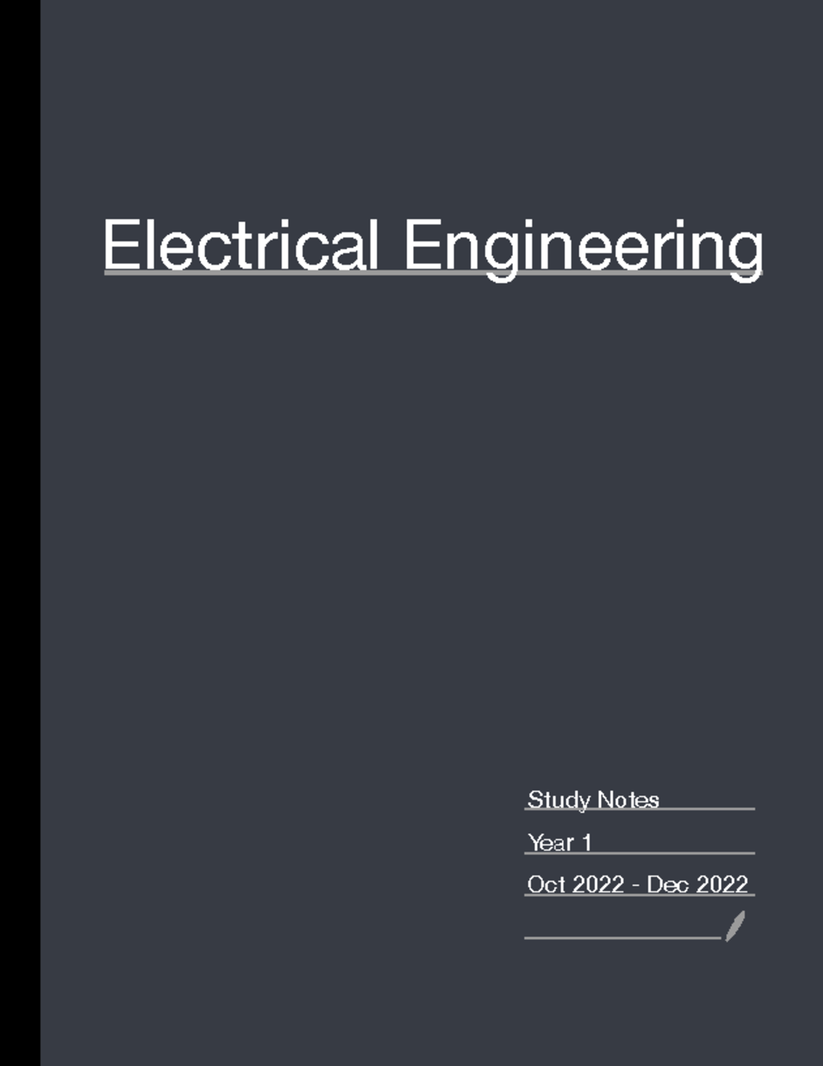 Electronics Study Notes Y1 - Electrical Engineering Study Notes Year 1 ...