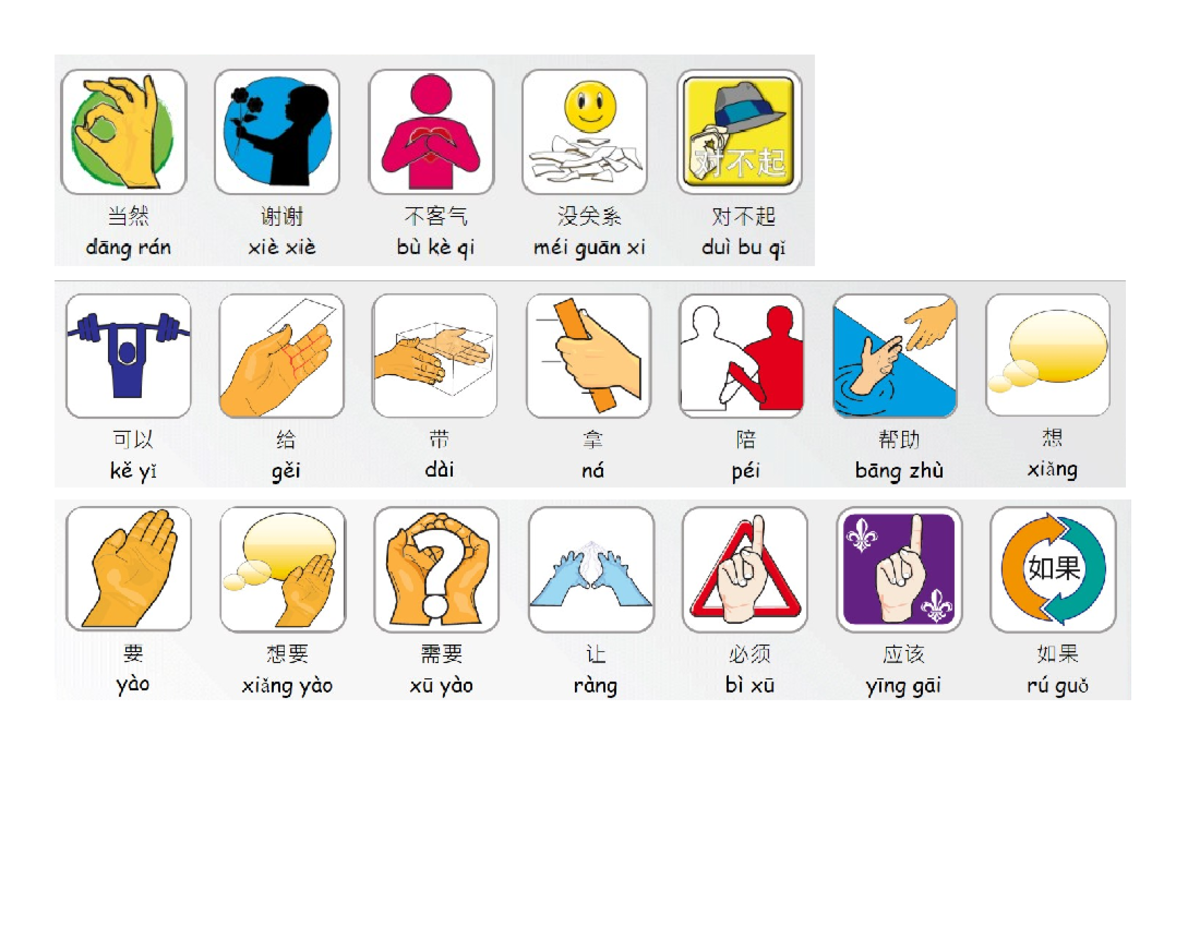 Sprout L1-10 vocabulary - dang rán xiè xiè bù kè qi méi guän xi duì bu ...