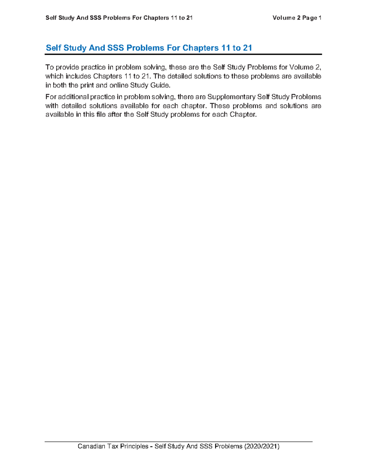 SS and SSS Chap 11 to 21(2020) - Self Study And SSS Problems For ...