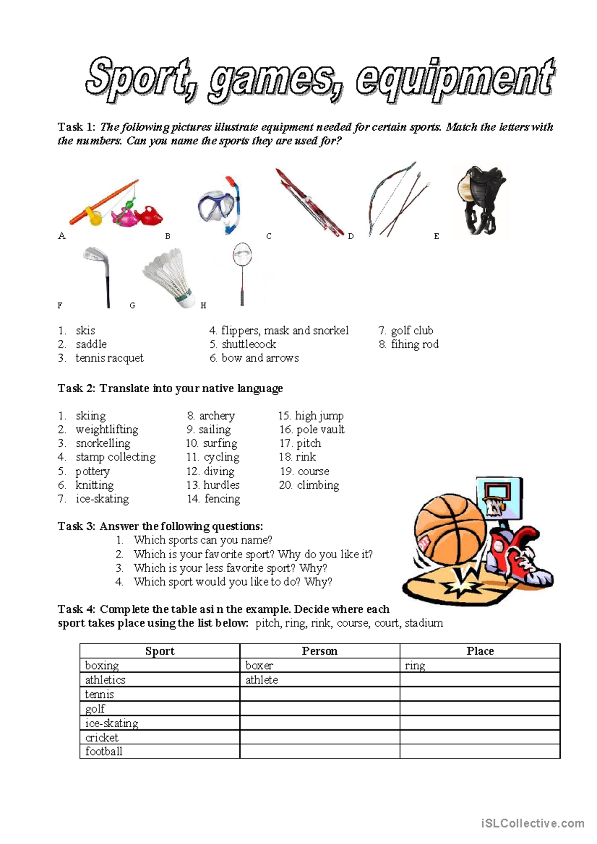 Y5 Y6 Pe Exercise Task 1 The Following Pictures Illustrate