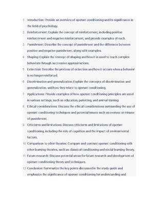 Human Development - Operant conditioning is a type of learning that ...