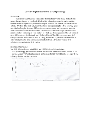 Orgo Lab 1 Lab Report - Melting point - 1 Yonathan Eilon Chem 223 ...