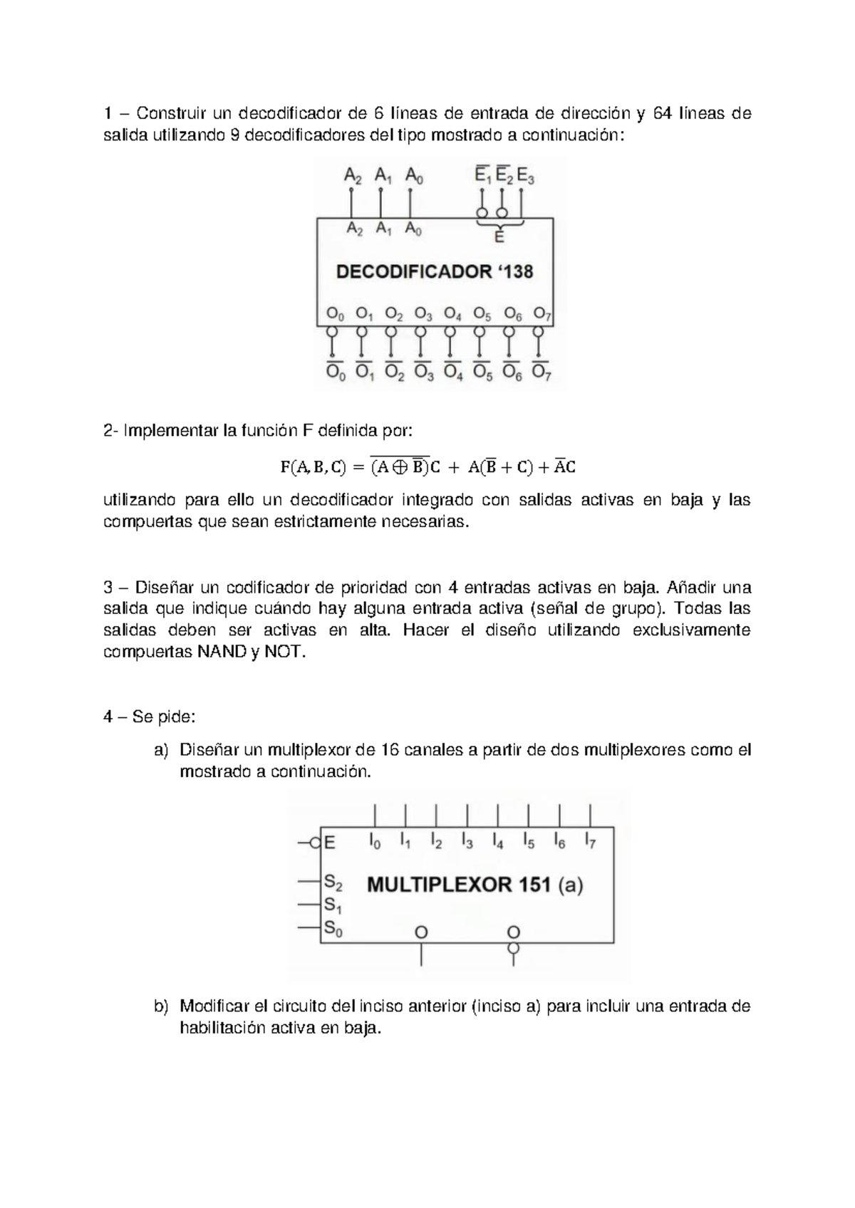 Clase Practica - Unidad III - 1 – Construir un decodificador de 6 ...