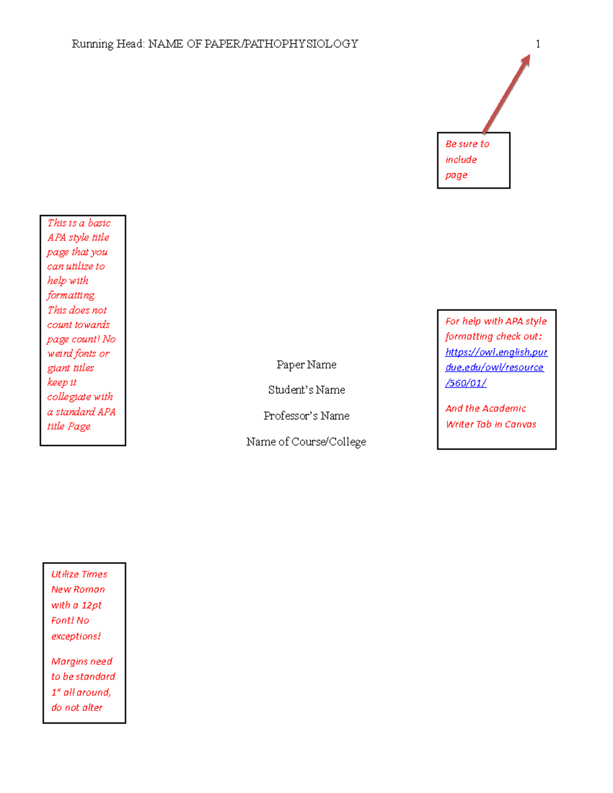 free research paper on pathophysiology