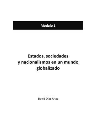 Solved Cul Es La Relacin Entre Los Estados Sociedades Y Nacionalismos