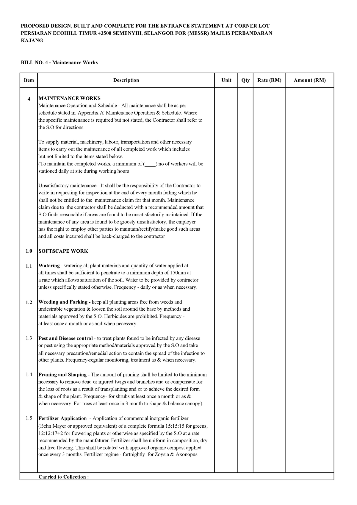 Maintenance removed-1 - PROPOSED DESIGN, BUILT AND COMPLETE FOR THE ...