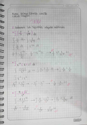 Guía 1. Suma De Riemann - Ejercicios - CÁLCULO INTEGRAL Tema. No. 1 ...