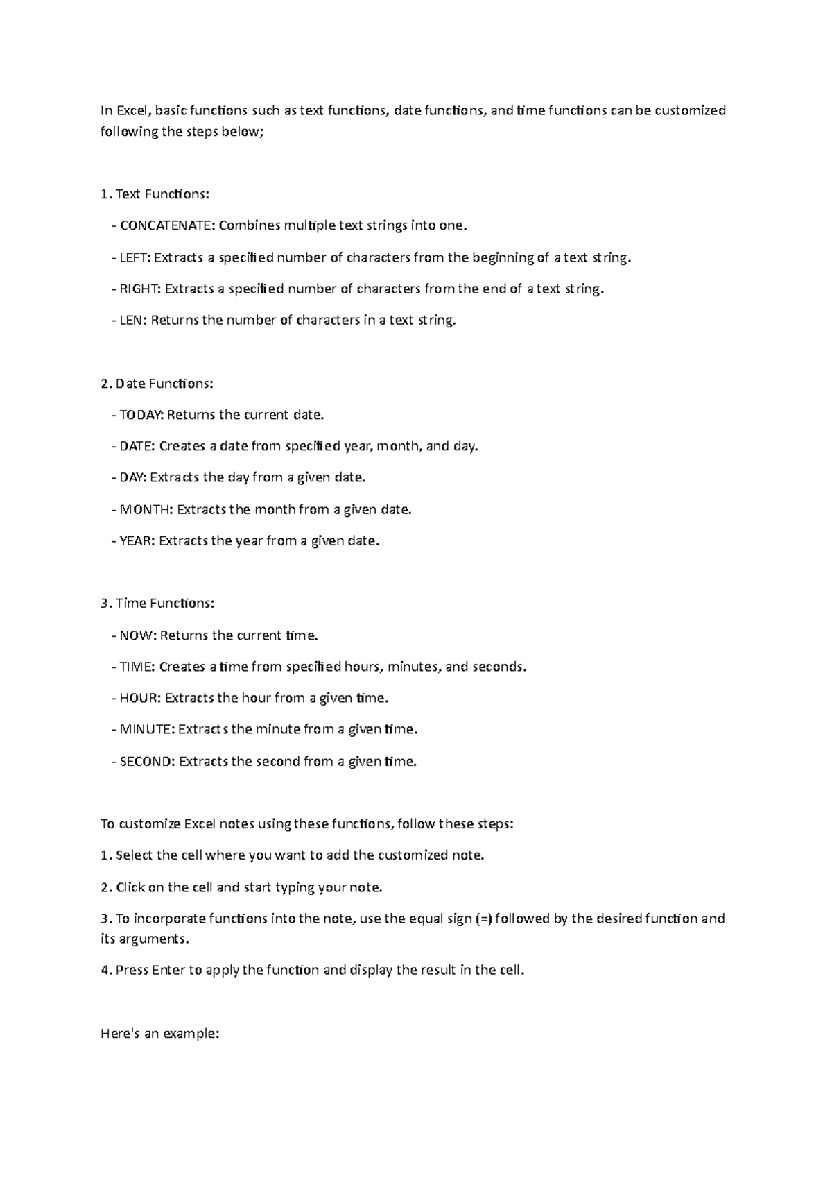 excel-manual-for-learning-purpose-only-in-excel-basic-functions-such-as-text-functions