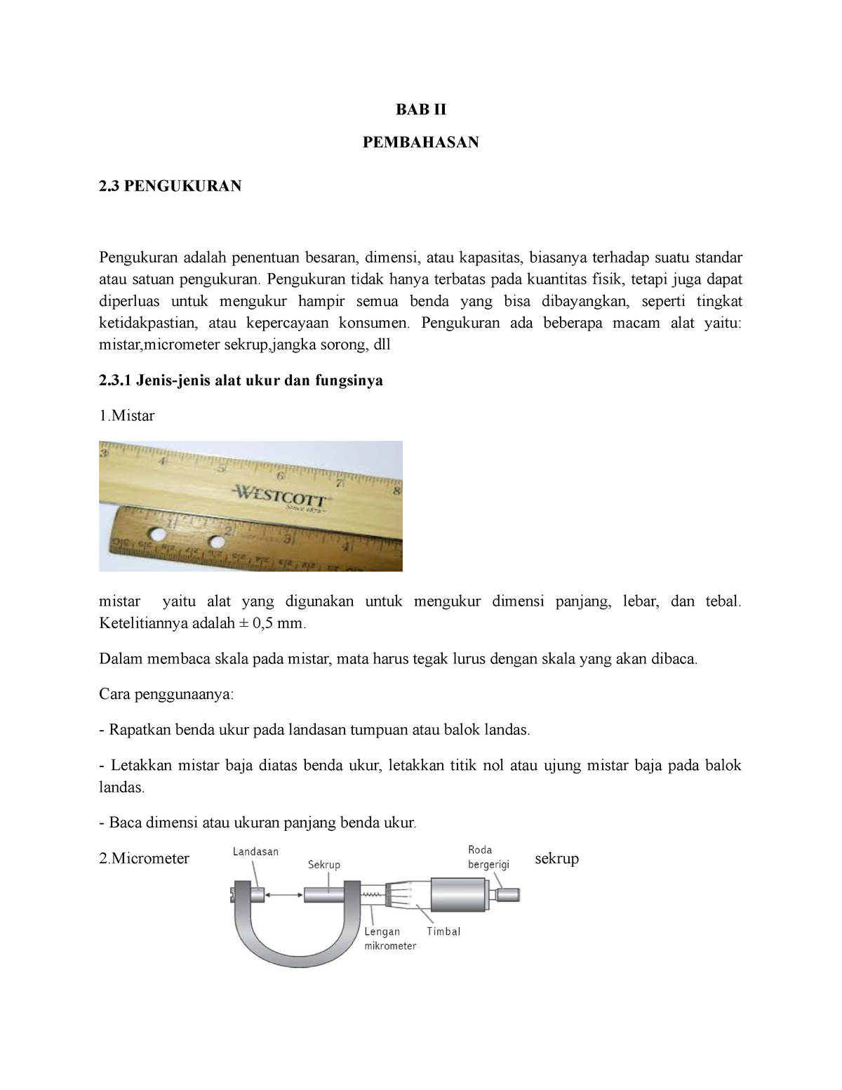 Fisika I : PENDAHULUAN FISIKA - Pengukuran Dan Matematika Pendahuluan ...