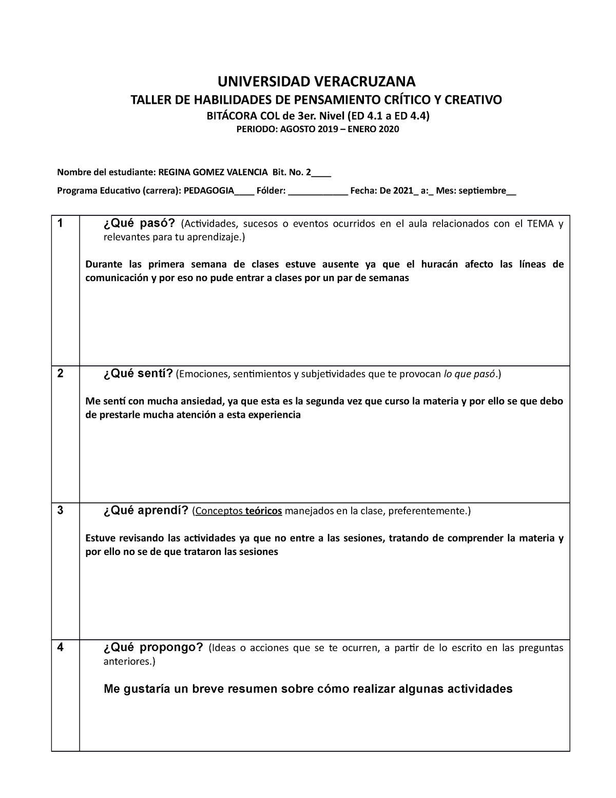 ActividAD 3_ Pensamiento Critico Solución De Problemas - UNIVERSIDAD ...