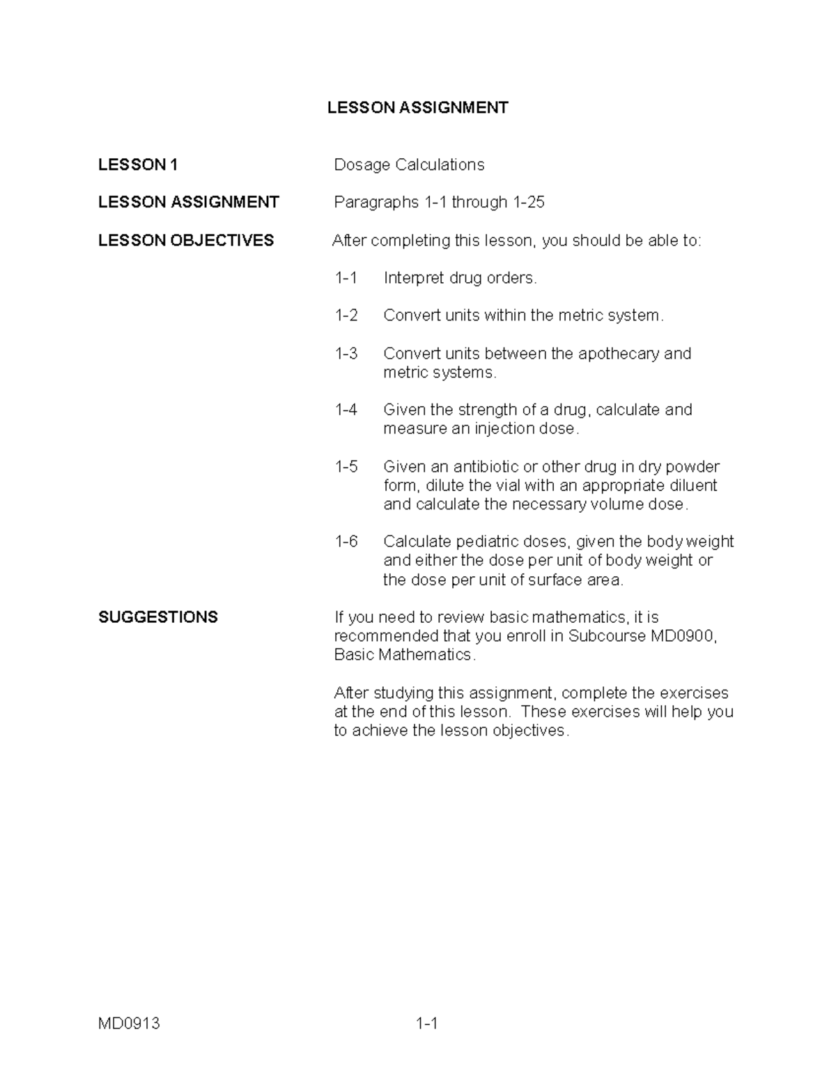Medical terms used in the study of sciences - LESSON ASSIGNMENT LESSON ...