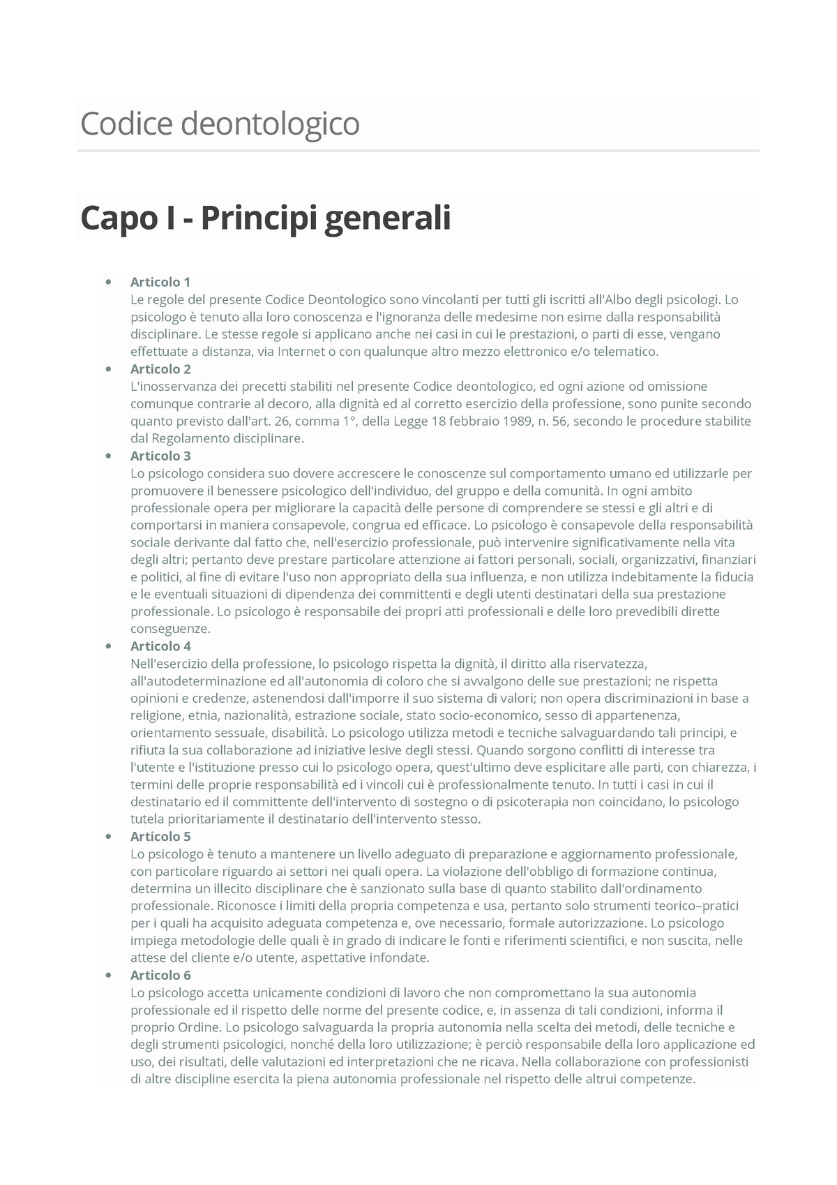 Codice Deontologico Etica Della Ricerca E Deontologia Professionale Università Di Padova 4617