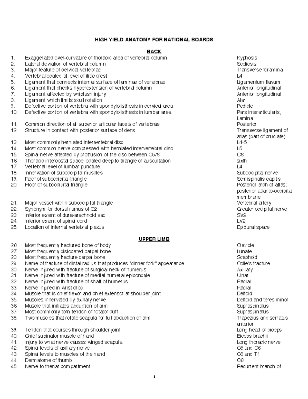 2012-92582-usmle-step-1-board-exam-high-yield-anatomy-for-medicine