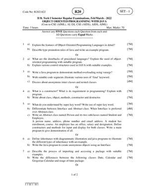 jntuk java unit 1 reference 2 - Dept CSE, Kallam Haranadhareddy ...