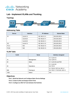 4.5.2 Lab - Implement Inter-VLAN Routing - NAME: YELDOS ABILAKIMOV ...