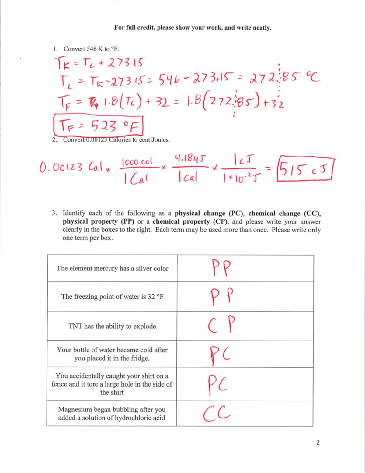 Fall 2019 Quiz 2 Key - Quiz questions and answers - CHEM 210FL - Studocu