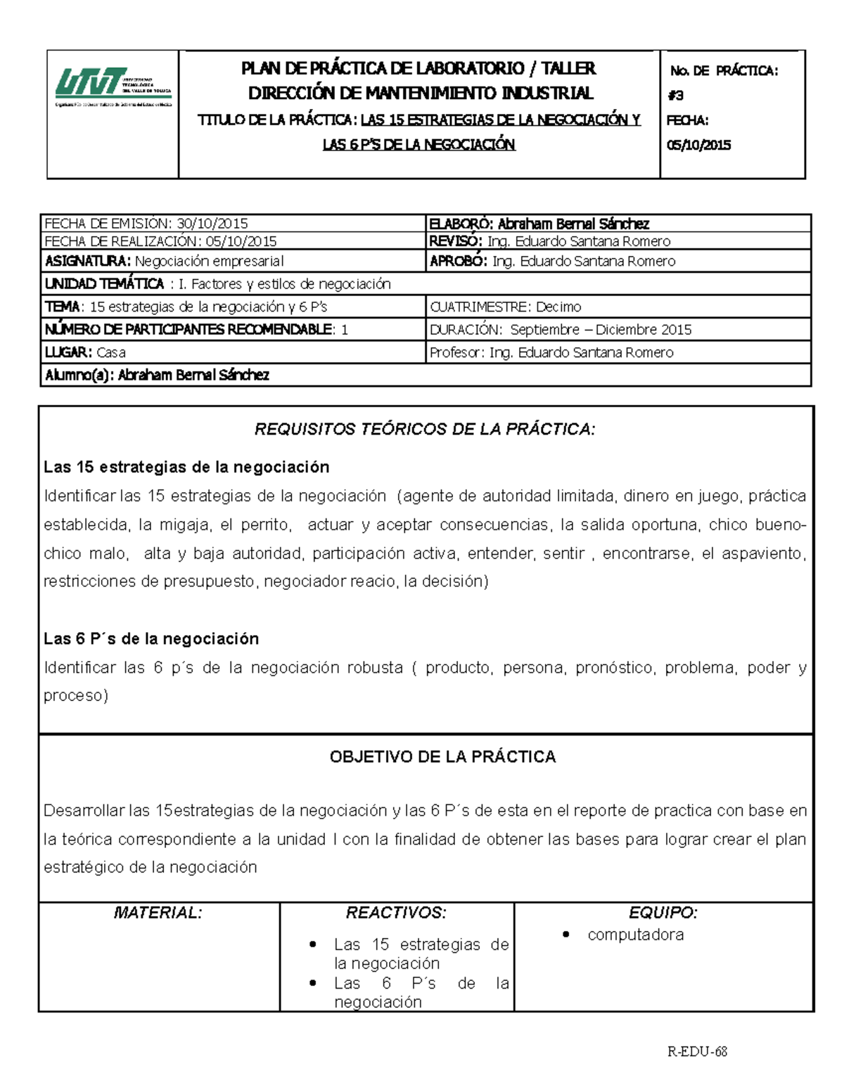 283982041 15 Estrategias de la negociacion y 6 P s StuDocu