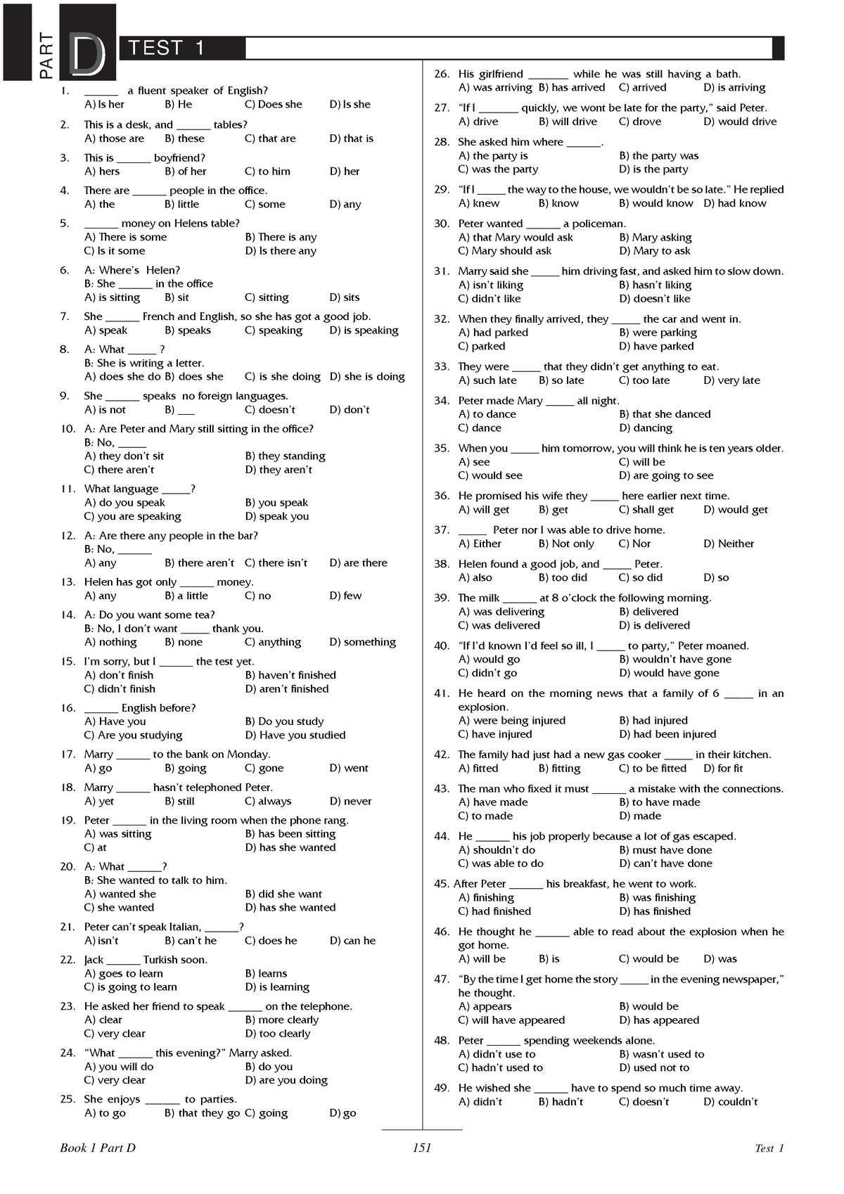 basic-grammar-tests-and-answer-key-a-fluent-speaker-of-english