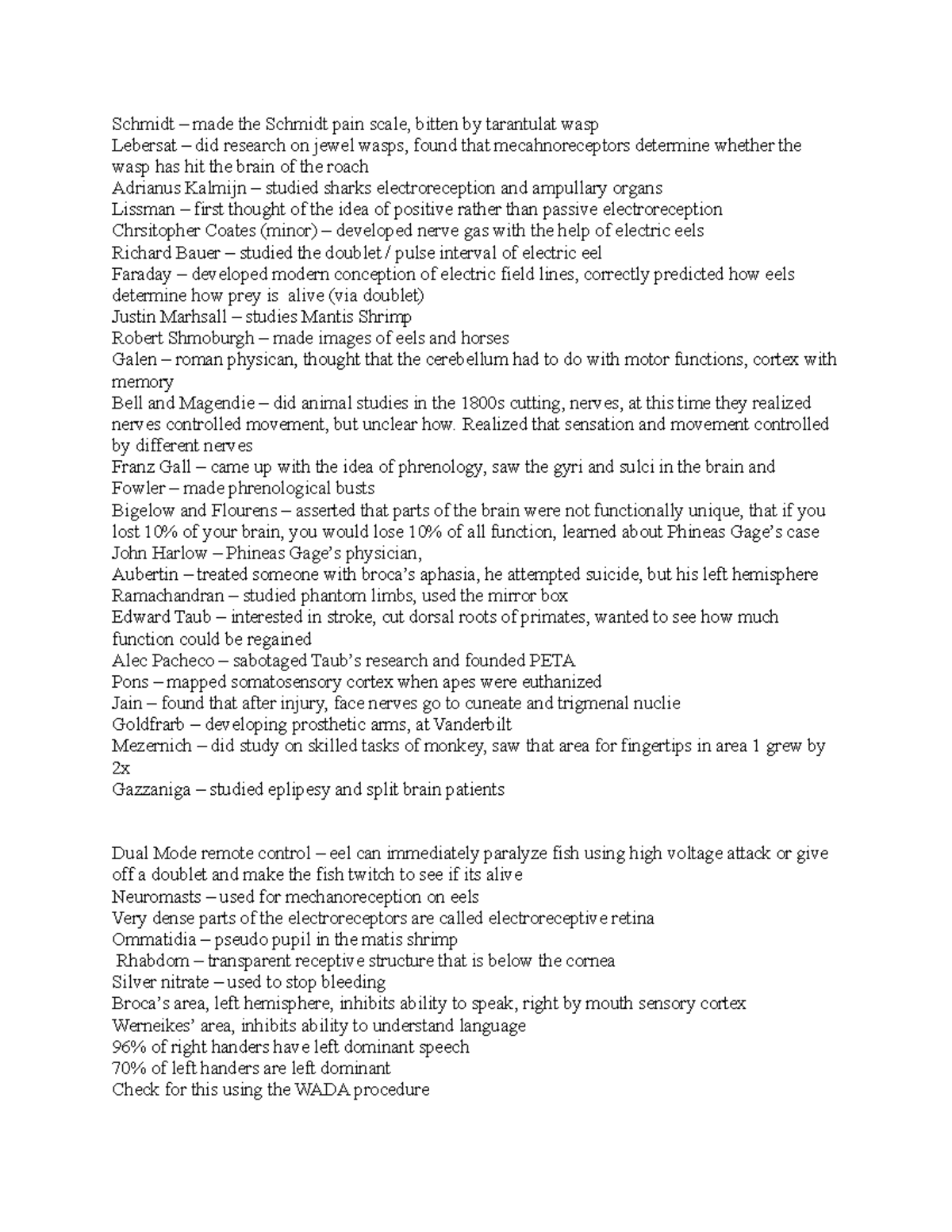 NBB test 3 - Catania, notes for test 3 - Schmidt – made the Schmidt ...