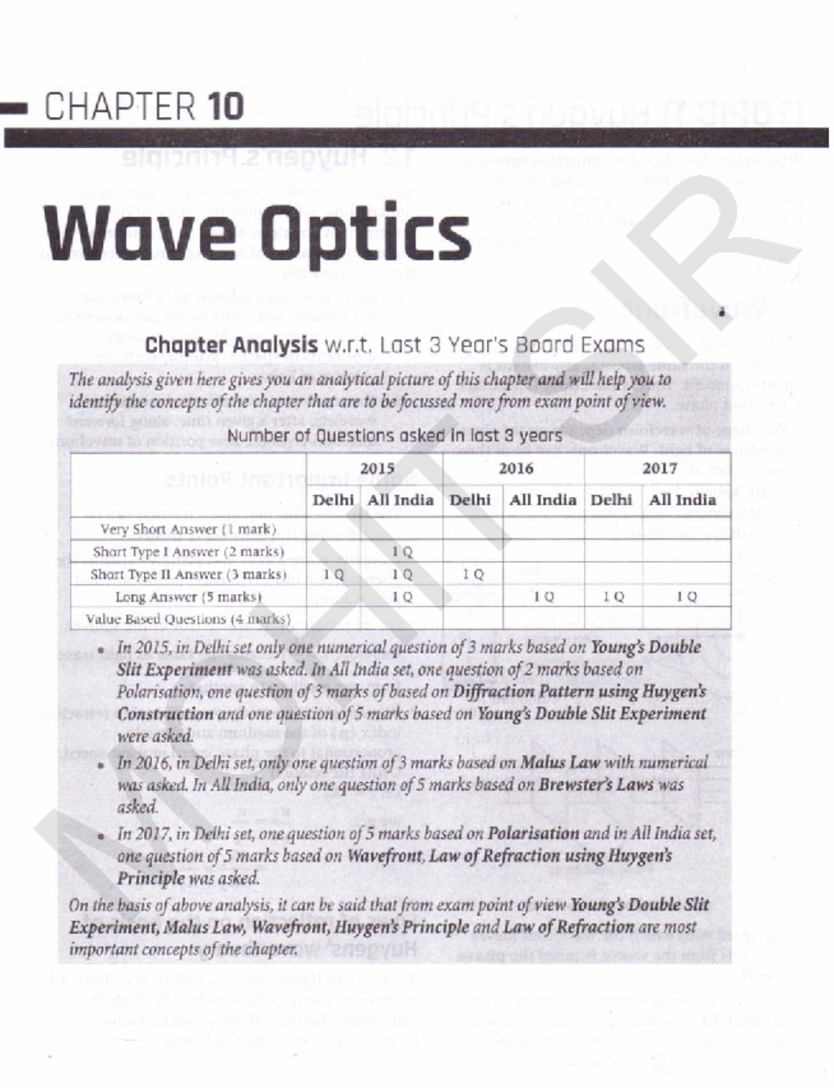 Ari 12 CH 10 Wave Optics - CHAPTERaZYXWVUTSRQPONMLKJIHGFEDCBA1 0 W a v ...
