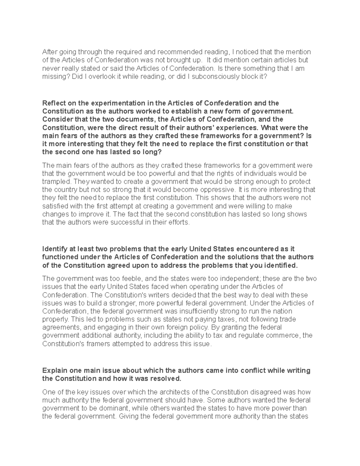 Week 2 - Discussion Forum 1 with responses - After going through the ...