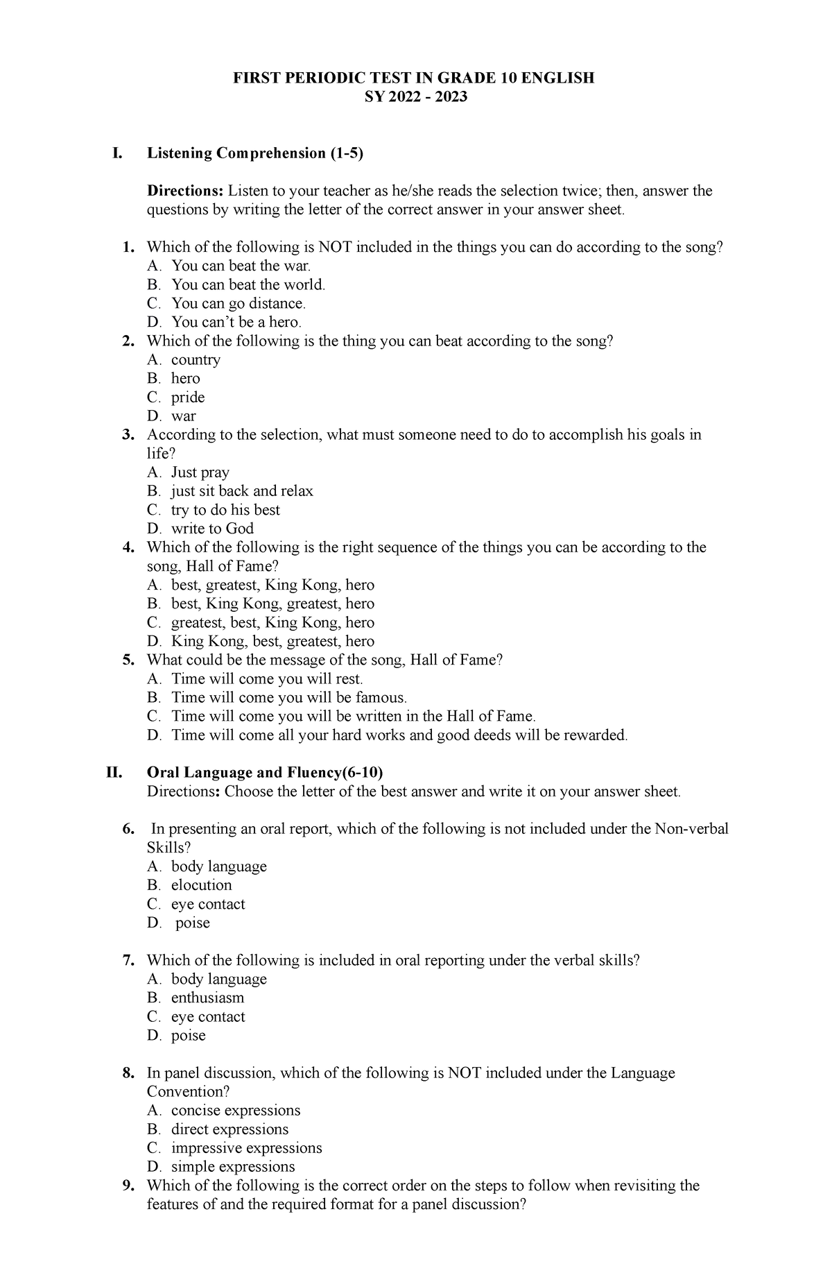 pt-english-10-q1-v2-noela-ilagan-first-periodic-test-in-grade-10