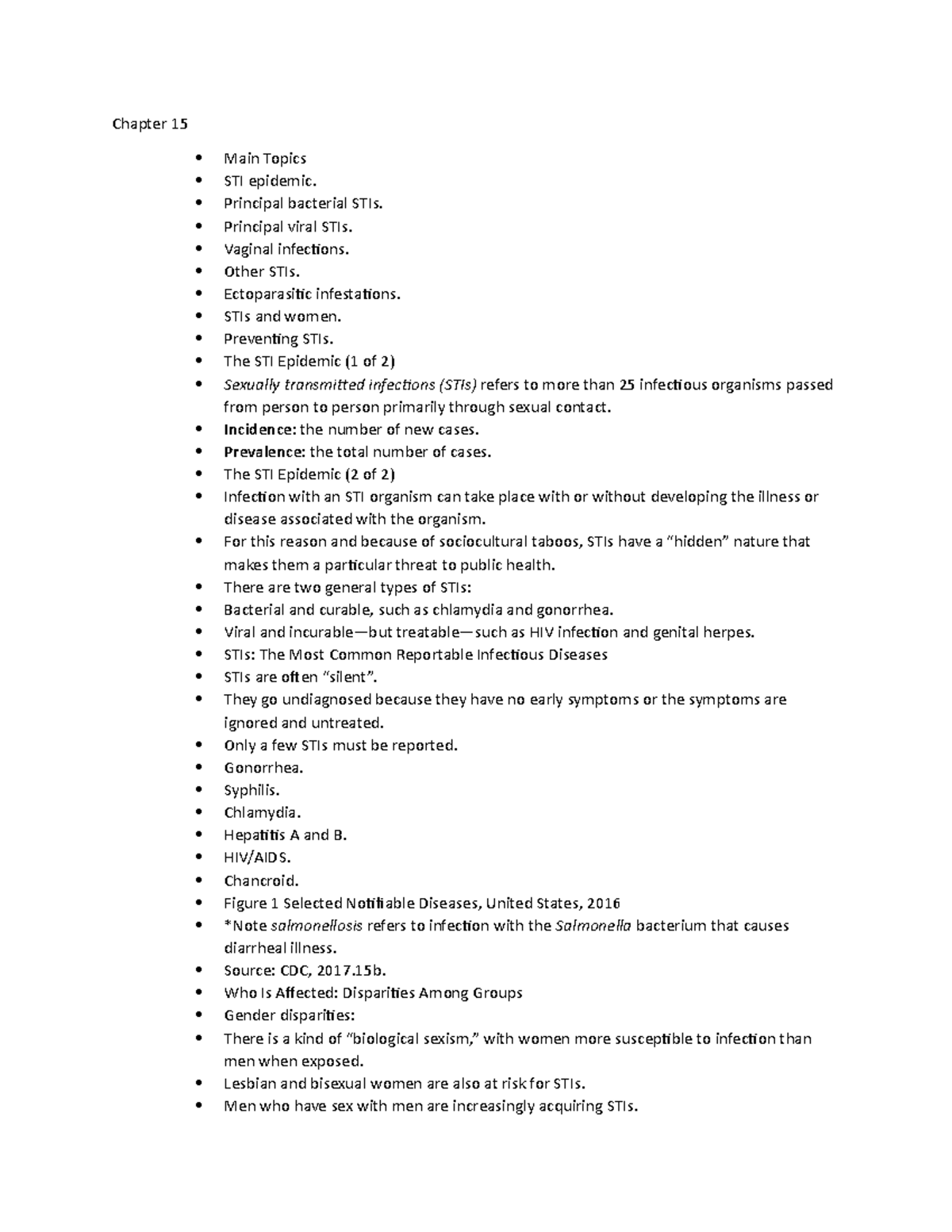 NURS 475 ch 15 - Lecture notes chapter 15 - NURS 475 - Studocu