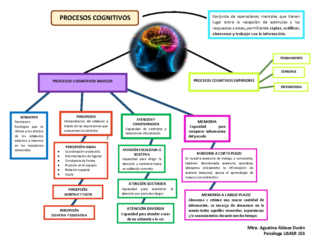 431227592 Mapa Mental Procesos Cognitivos Mtra Agustina Aldaco Durán Psicóloga Usaer 153 Z 3961