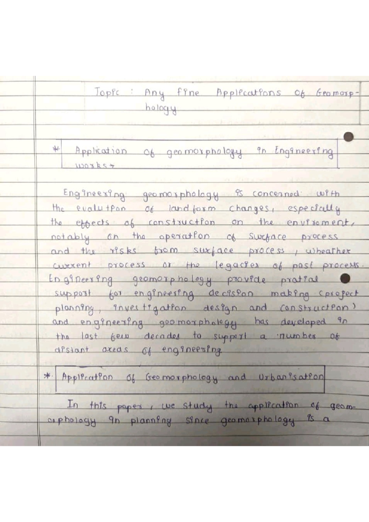 Geography mutaib Bachlors of Bussiness Adminastration SPPU Studocu