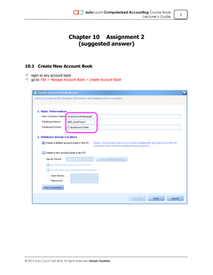 contoh assignment account