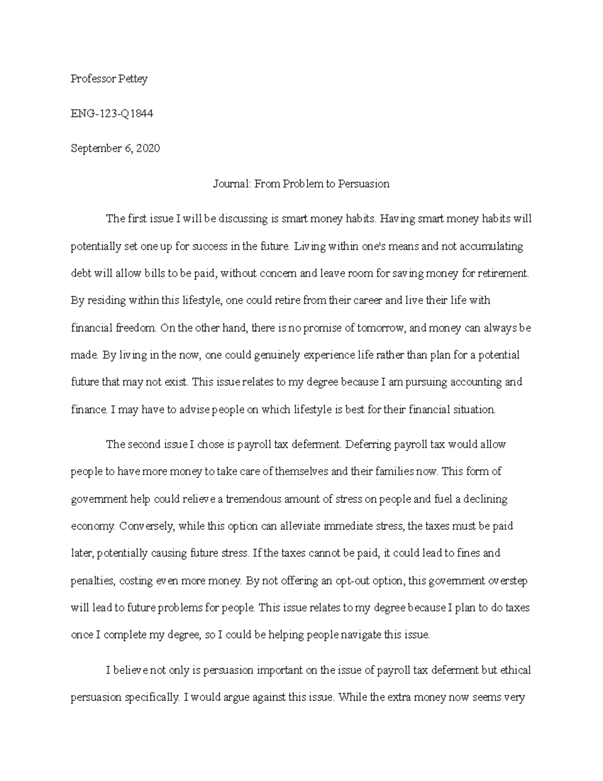 Milestone one persuasive essay draft grades image