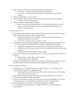 Case Study #129 - Antepartum (Prenatal) - Case Study 129 – Antepartum ...