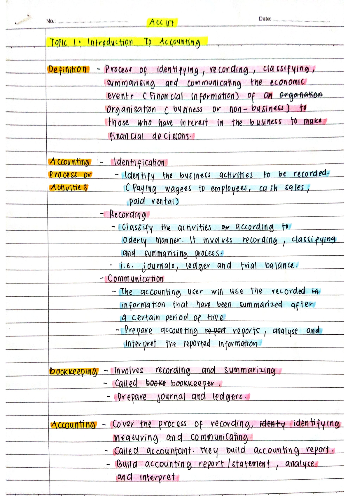 account assignment acc117