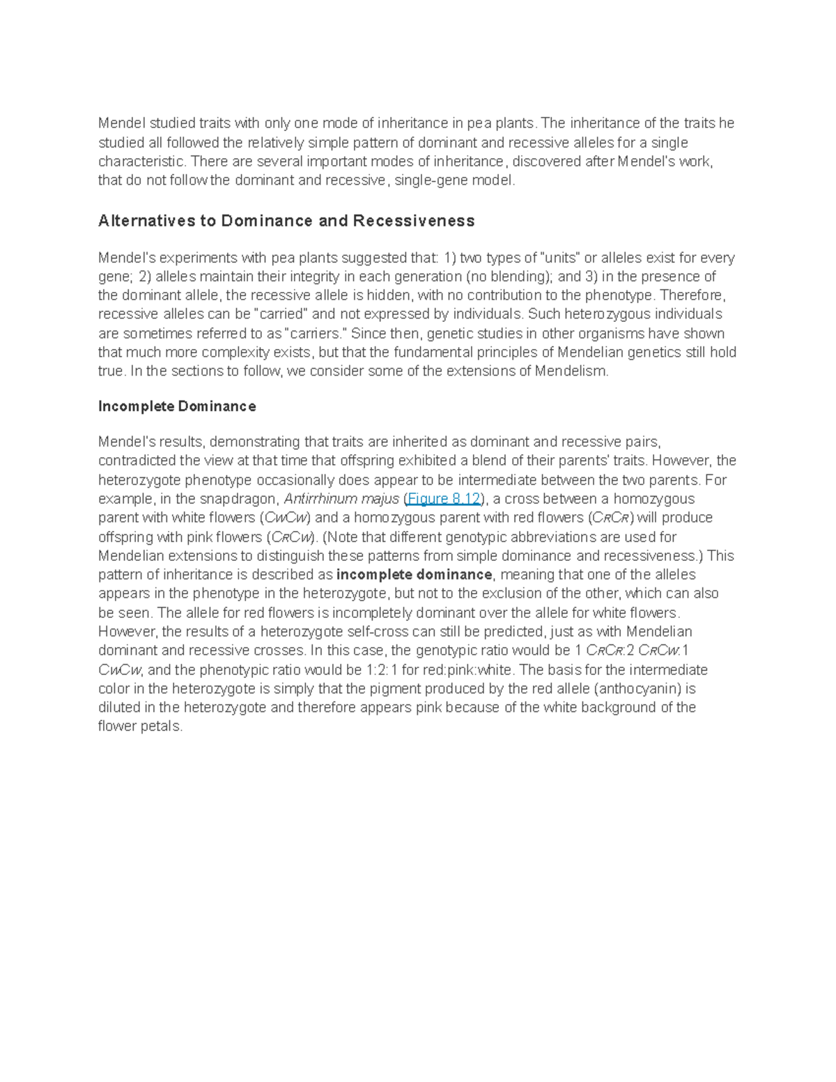 extensions-of-the-laws-of-inheritance-mendel-studied-traits-with-only