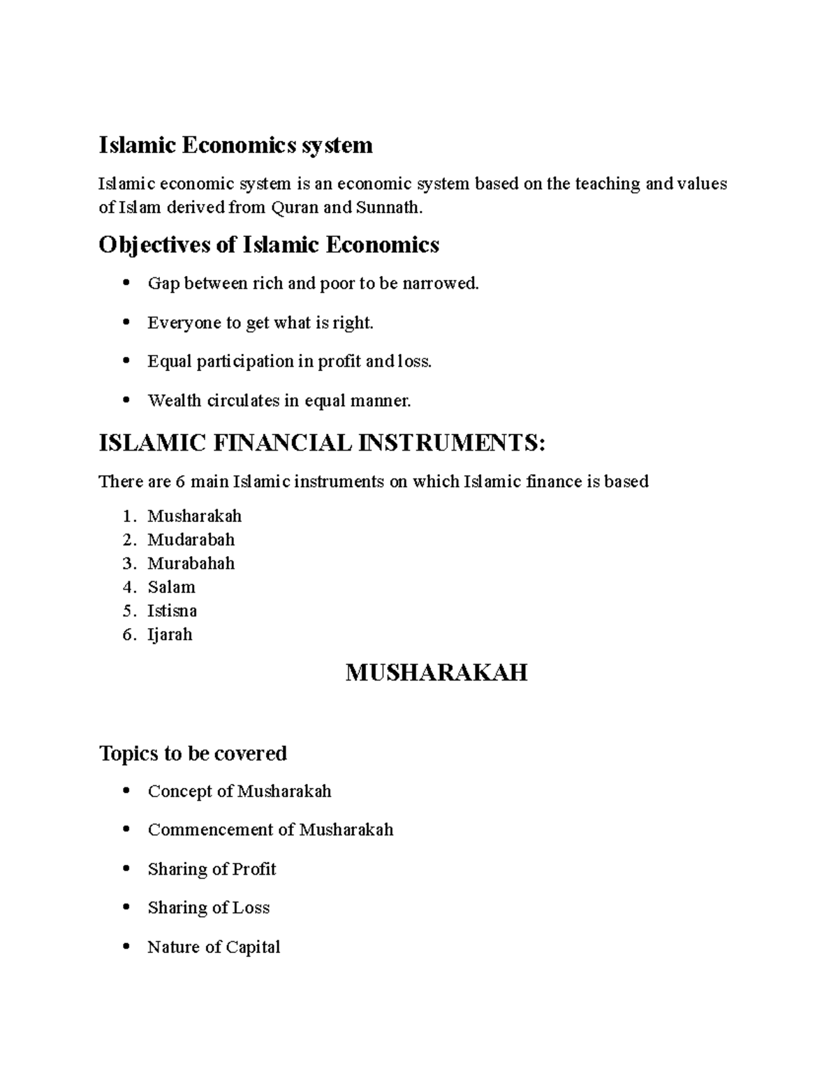 what-is-islamic-economics-principles-of-islamic-economic-system-in