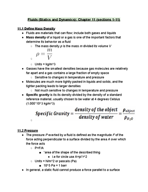 Physics 153 Chapter 16 Notes - Waves and Sounds: Chapter 16 (all ...