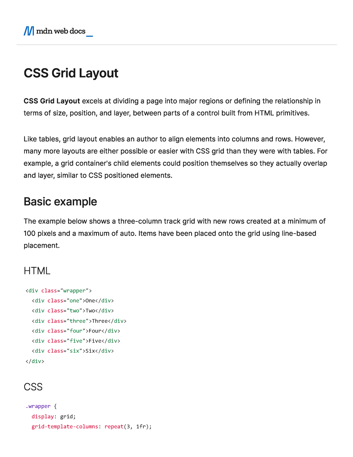 CSS Grid Layout CSS Cascading Style Sheets MDN - CSS Grid Layout C S S ...