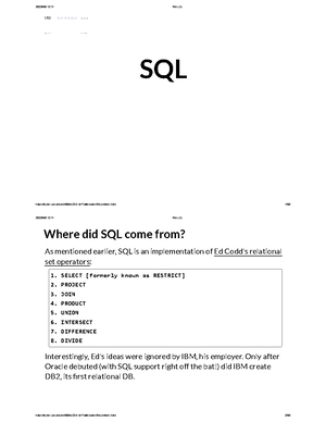 Performance tuning - lecture notes - CSCI585 - Perf. tuning We tune ...