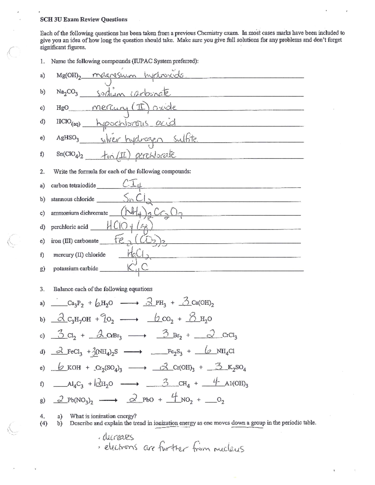 Sch3u Exam Review Answers - Studocu