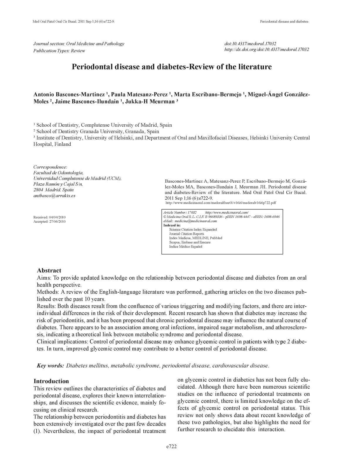 type 1 diabetes and periodontal disease a literature review