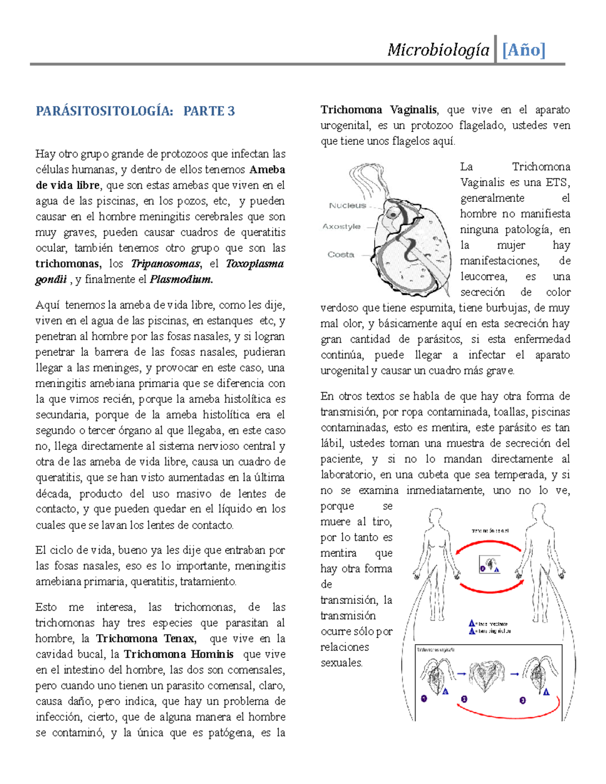encontrar parásitos en agua de pozo