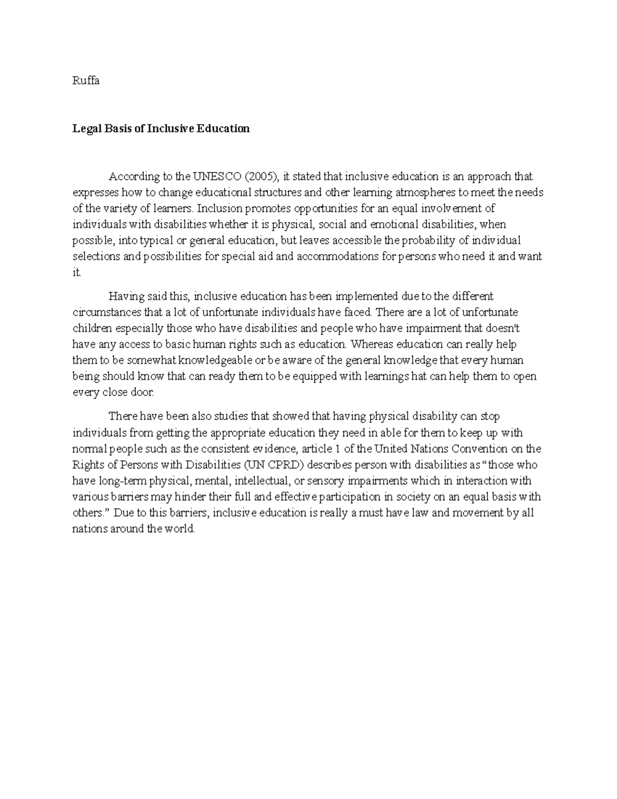 Legal-basis-Rufa - XVSDVDSVDFV - Ruffa Legal Basis of Inclusive ...