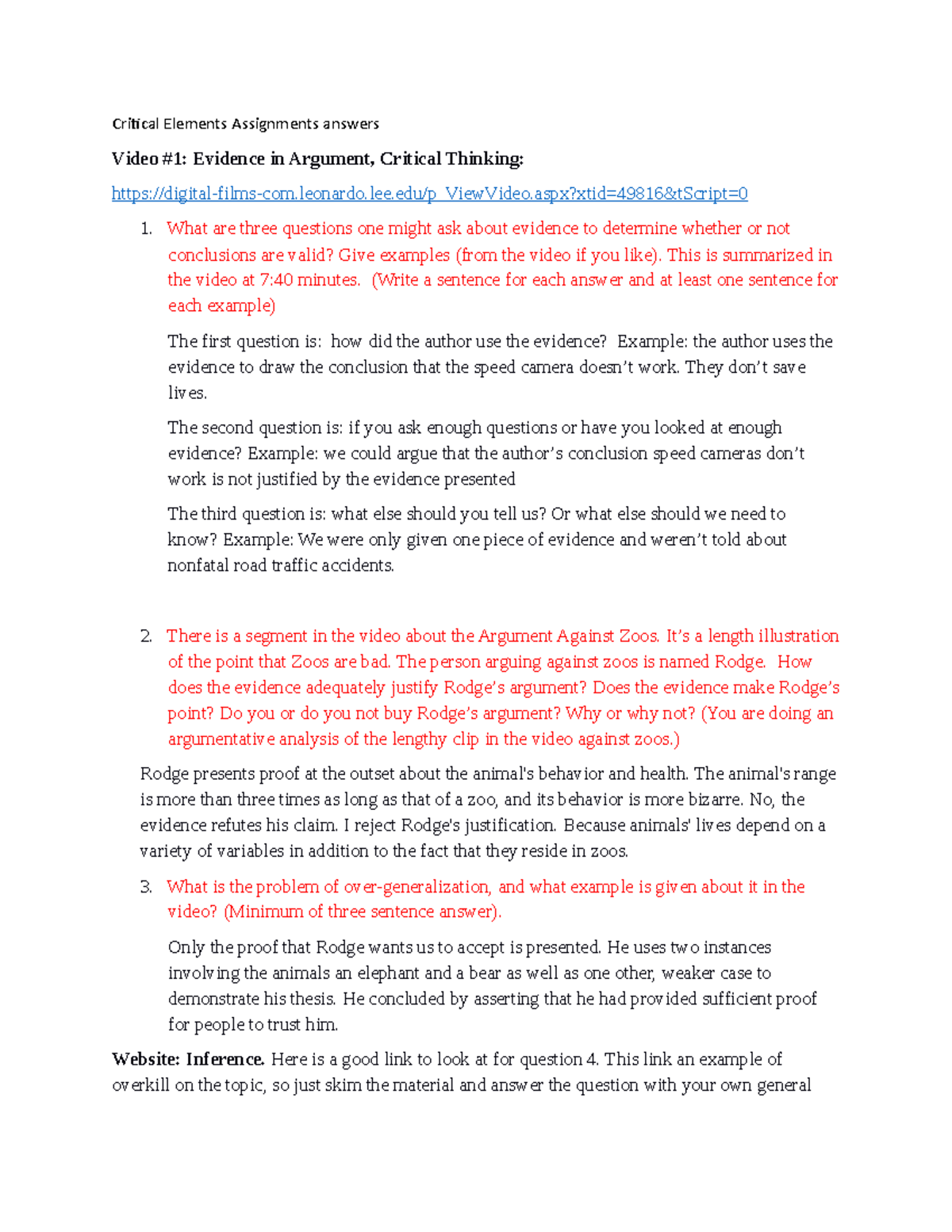 Critical Elements Assignments answers - leonardo.lee/p_ViewVideo.aspx ...